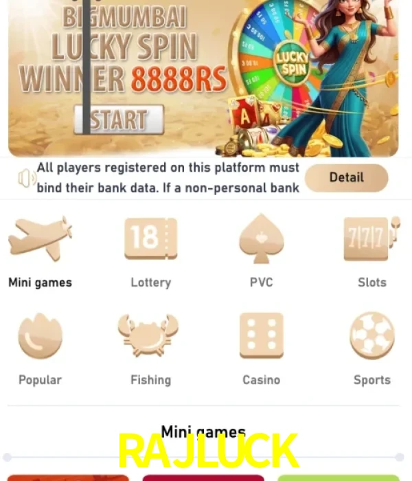 RAJLUCK login